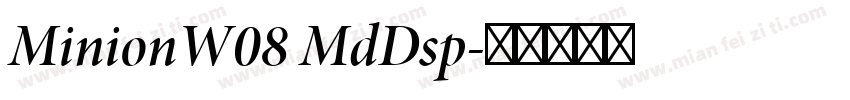 MinionW08 MdDsp字体转换